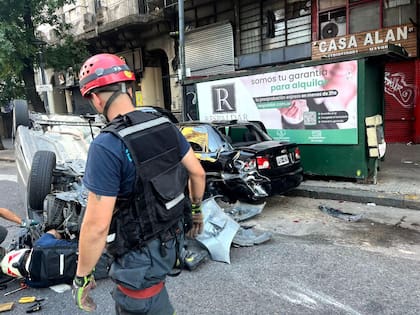 La mujer accidentada presentaba politraumatismos por lo que fue trasladada al Hospital Ramos Mejía