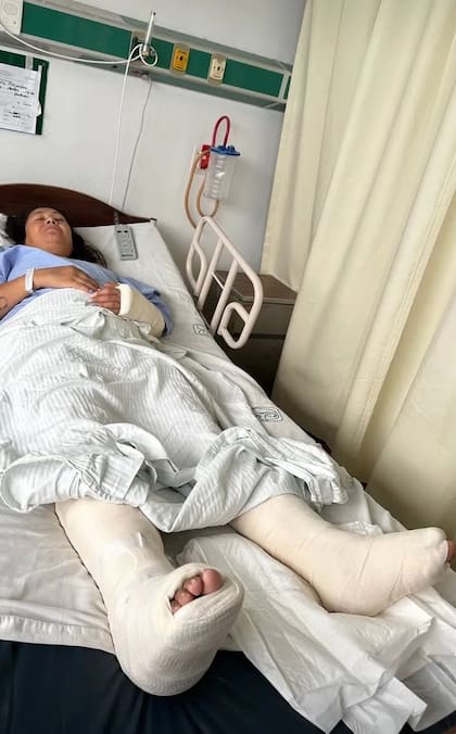 La mujer argentina fue atendida en México pero su familia no está conforme con la atención que le brindaron, por lo que buscan repatriarla