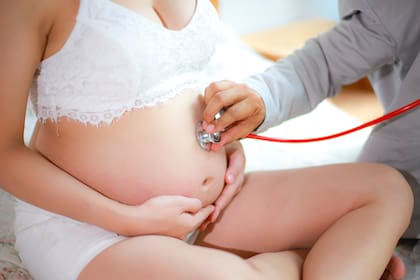 La mujer estaba a pocas semanas de dar a luz a su bebé