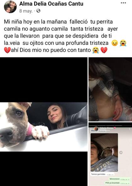 La mujer expuso el hecho en su cuenta de Facebook