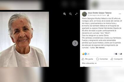 La mujer falleció por una complicación durante una operación (Foto Facebook)