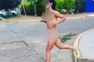 Una mujer corrió desnuda por la calle y se tiró al río tras consumir hongos alucinógenos