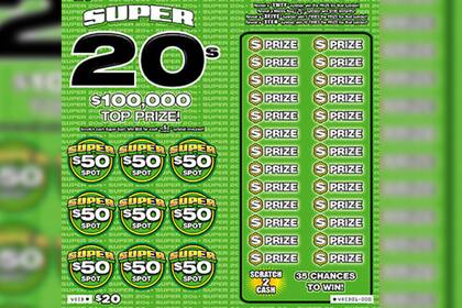 La mujer jugó el rasca y gana "Super20's" y multiplicó su inversión a US$100 mil