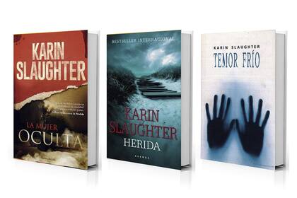 La mujer oculta, Herida y Temor frío de Karin Slaughter
