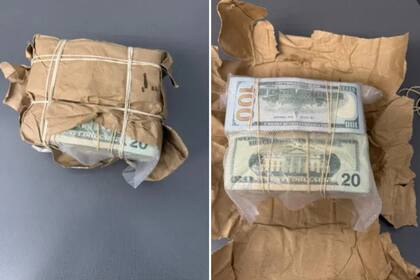 La mujer que transportaba el dinero no declaró los más de US$44.000, lo que constituyó una violación de las regulaciones federales de EE. UU.