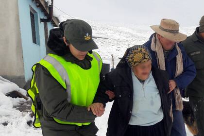 La mujer rescatada tiene 105 años