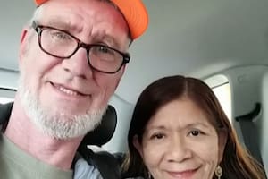 La mujer se casó a sus 65 años con su pareja, un alemán de 69 años