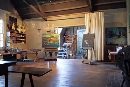 La mujer se enteró del valor de la obra gracias a que publicó una foto en un grupo de Facebook (Foto: Captura de video)