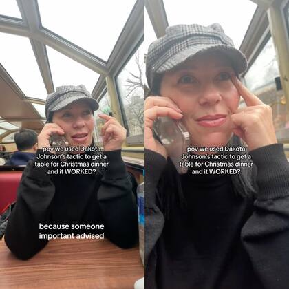 La mujer se hizo pasar por una empleada de George Clooney al realizar una reserva de restaurante (Foto: captura de pantalla)