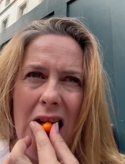 La mujer tuvo que aclarar más tarde que se encontraba en buen estado de salud