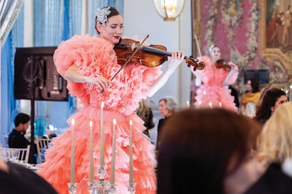 La música sonó en vivo durante la velada
