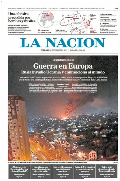LA NACION: “Guerra en Europa”