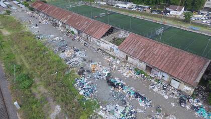 LA NACION recorrió la zona con un drone
