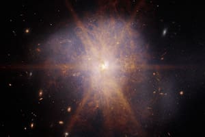 El espectacular “sable de luz” capturado por el telescopio James Webb