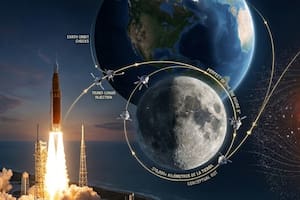 El mapa del recorrido exacto de la misión de la NASA hacia la Luna en el Artemis II