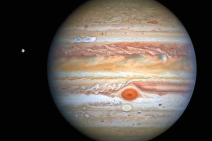 La NASA mostró una impactante imagen de una enorme tormenta de Júpiter, que muestra al planeta como nunca antes se lo vió