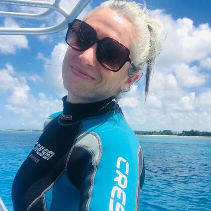 "La naturaleza es muy cruda y el mar pone su rigor y se hace respetar, esa conexión con el planeta me hace sentir viva”, dice Soledad