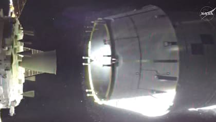 La nave espacial Orión entró en piloto manual en la siguiente etapa de la misión