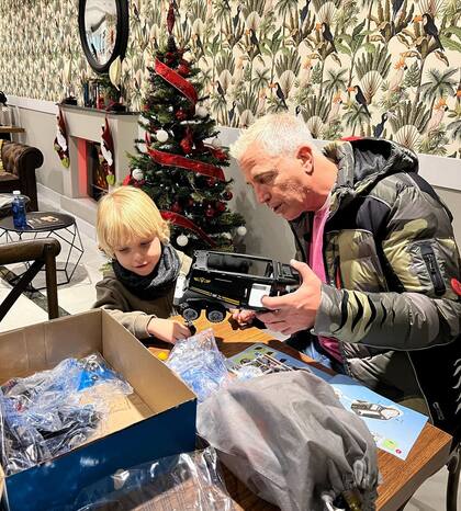 Marley y Mirko recibieron la Navidad en Madrid