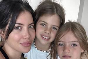 La Navidad de Wanda Nara junto a su familia