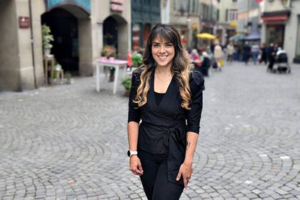 La neuroingeniera Andrea Gálvez, de la Escuela Politécnica Federal de Lausana, en Suiza