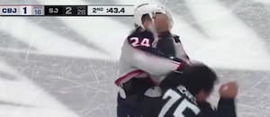 Así fue la espectacular pelea entre dos jugadores de la NHL que terminó en nocaut