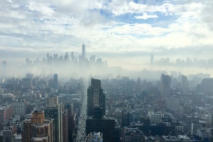 La niebla y el humo en Nueva York son inminentes desde hace algunos días