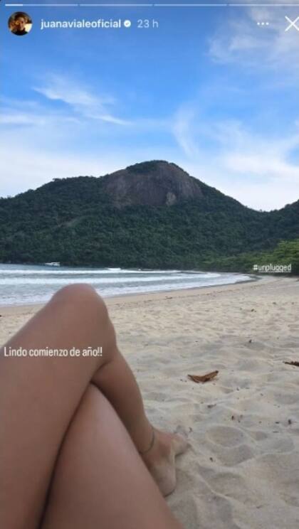 La nieta de Mirtha Legrand compartió algunas postales de su estadía en sus historias de Instagram. “Lindo comienzo de año”, escribió en una de ellas junto a la palabra "unplugged" para demostrar lo "desenchufada" que está