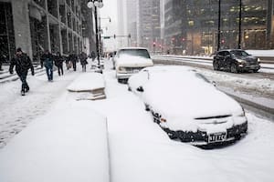 Ola de frío ártico y nieve en Estados Unidos: en Chicago hará más frío que en el