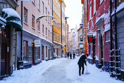 La nieve y el frío forman parte de lo cotidiano