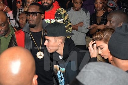 Justin Bieber hace cinco años en una fiesta en Atlanta junto a Sean Combs