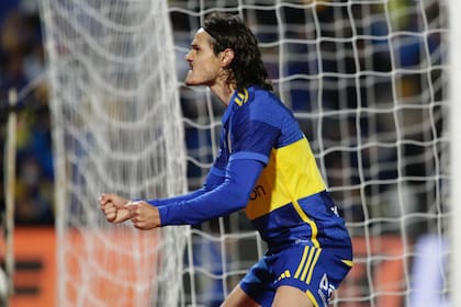 La noche de Mendoza fue positiva en lo futbolístico para Cavani, tanto en lo colectivo, por la clasificación de Boca, como en lo individual, por su gol.