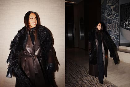 La noche de teatro de Anto Roccuzzo en Nueva York (Foto: Instagram @antonelaroccuzzo)