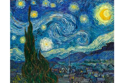 La noche estrellada de Vincent Van Gogh, 1889, un hit del MoMA que se reproduce al infinito en imanes, remeras, cuadernos y tazas