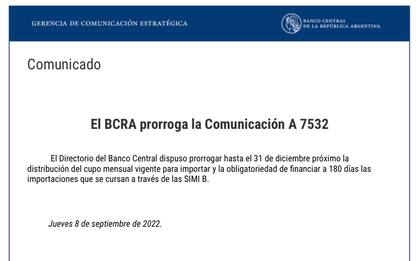 La norma que establece la extensión