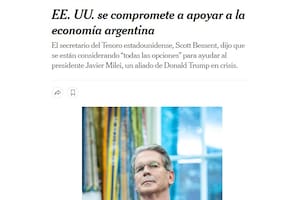La nota de The New York Times sobre el apoyo de Estados Unidos a la Argentina.