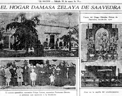 La nota que publicó LA NACION el día que se inauguró la casa en Villa Pueyrredón