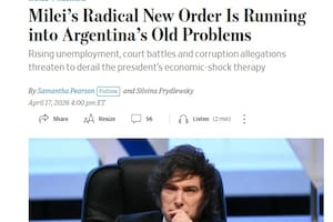 El análisis de The Wall Street Journal sobre “los viejos problemas” que trajo el nuevo orden de Milei