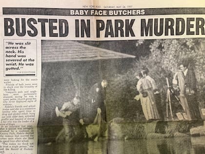 La noticia del crimen en New York Post el 24 de mayo de 1997 (Foto: wolfentertainment.com)