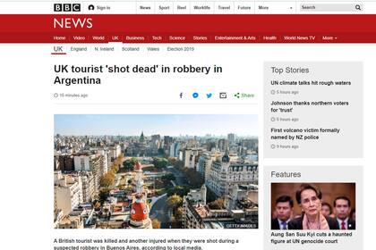 La noticia en BBC