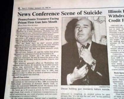 La noticia en Los Angeles Times, 23 de enero de 1987