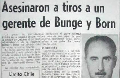 La noticia, reflejada por la prensa, al día siguiente