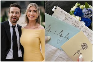 La novia de Liam Payne mostró la última carta que el artista le dejó antes de morir; esta llevaba una secuencia numérica que llamó la atención ¿qué significa?