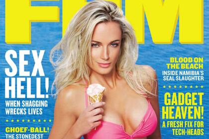 La novia era modelo de revistas