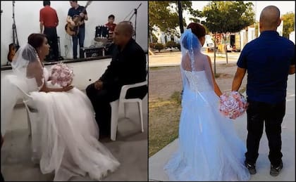 La novia llegó a tiempo a su casamiento gracias a ala ayuda de un camionero