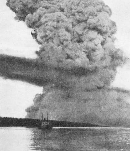 La nube de humo llegó a verse desde los pueblos aledaños a Halifax