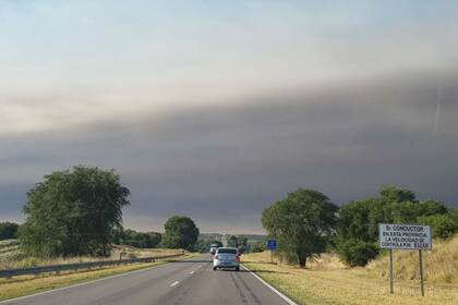 La nube sobre la ruta 35