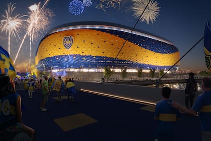 La nueva Bombonera en la Isla Demarchi. Arq. Ernesto Lombardi & Asoc.