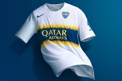 La nueva camiseta suplente de Boca