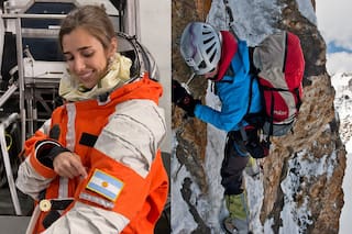 Una automotriz reunió a la primera astronauta argentina y al primer argentino en escalar el Everest